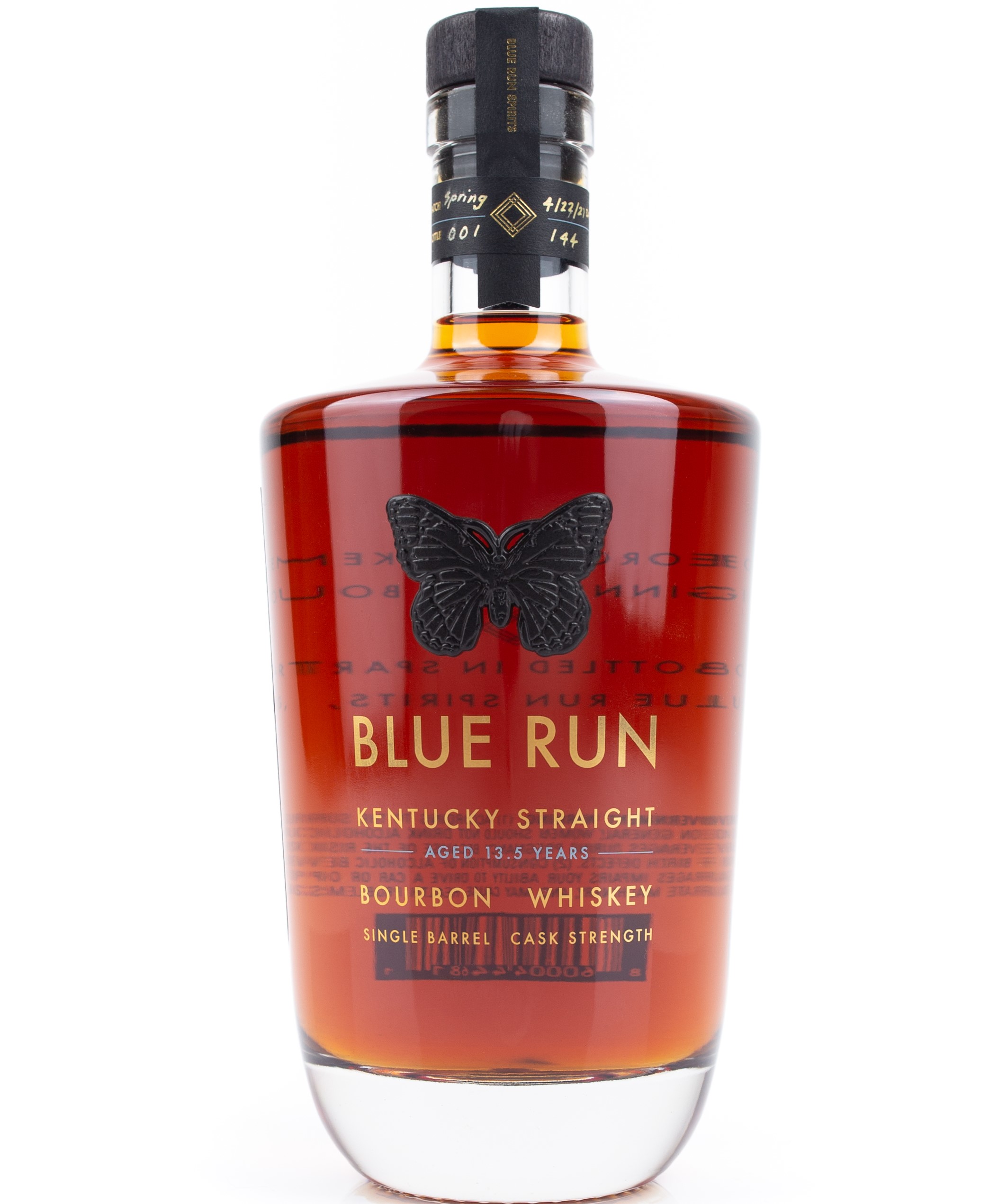 Blue Run Spirits 13.5YearOld Single Barrel Cask Strength Bourbon